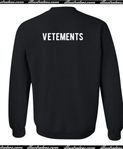 Vetements Sweatshirt Back