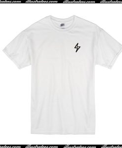 White Lightning Bolt T-Shirt