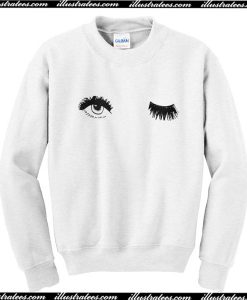 Wink Eyes Sweatshirt