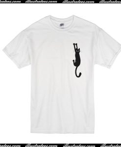 Black Cat Holding T-Shirt