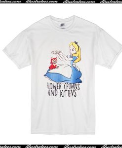 Flower Crowns And Kittens T-Shirt