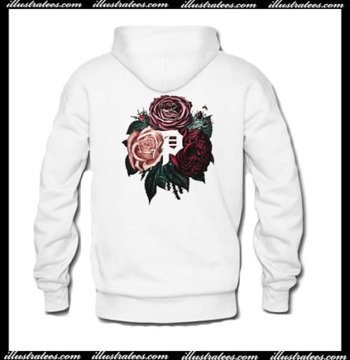 Flower Hoodie Back