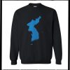 Korean Peninsula Map Sweatshirt