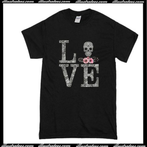 Love Skeleton Rose T-Shirt