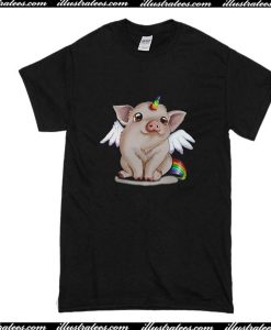Rainbow Pig Unicorn T-Shirt