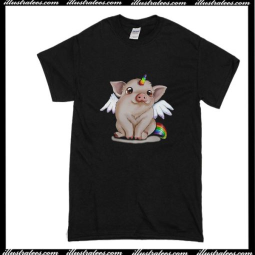 Rainbow Pig Unicorn T-Shirt