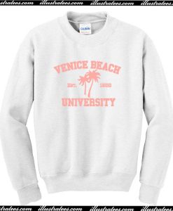 Venice Beach Est 1986 University Sweatshirt