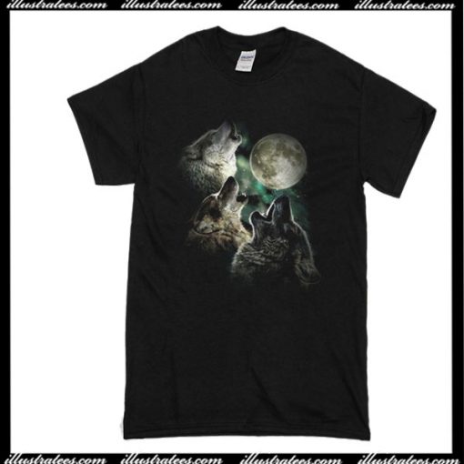 Wolves And Moon T-Shirt