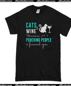 Cats And Wine T-Shirt