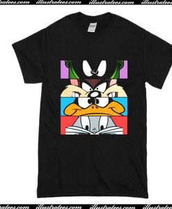 Close Eyes Character Looney Tunes T-Shirt