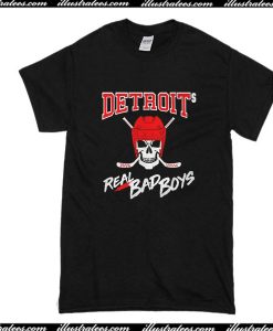 Detroit Real Bad Boys Skeleton T-Shirt