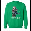 Groot Hug Love Blue Sweatshirt