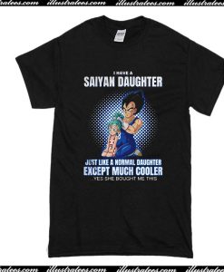 I Have A Saiyan Daughter T-Shirt