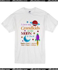 I Love My Grandkids to The Moon And Back T-Shirt