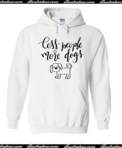 Less People More Dogs Hoodie