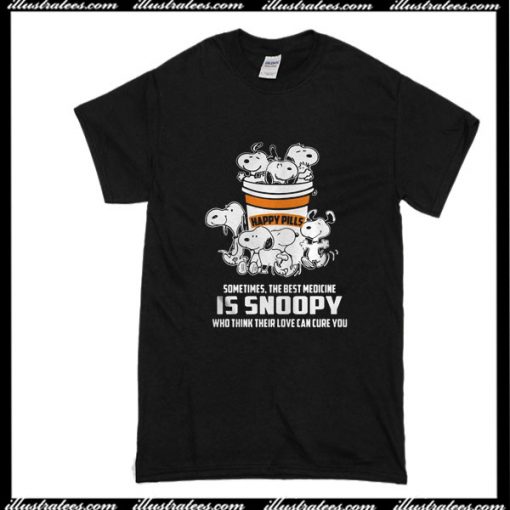 Sometimes The Best Medicine Is Snoopy T-Shirt