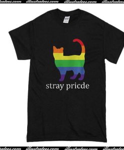 Stray Pricde Rainbow Cat T-Shirt