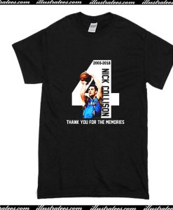 Thank You For The Memories Nick Collison T-Shirt