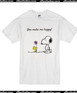 You Make Me Happy Snoopy T-Shirt
