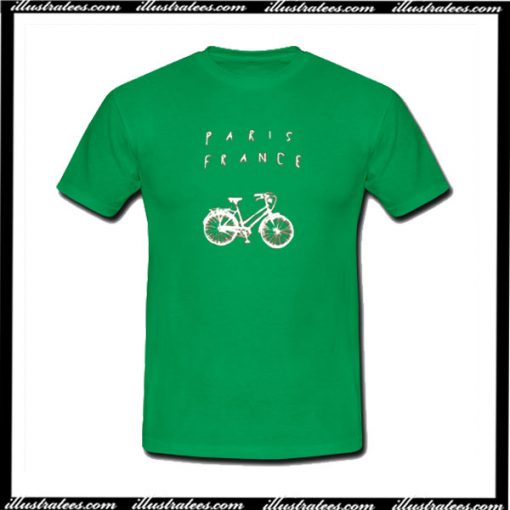 Paris France Bike T-Shirt