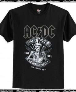 acdc for house tour 1981 about to rock we salute you t shirt