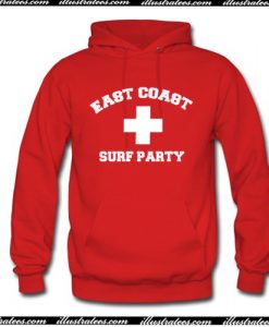 east coast surf party hoodie