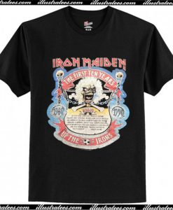 iron maiden the first ten years shirt