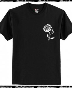 white rose t shirt