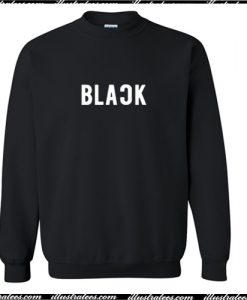 Black Font Sweatshirt