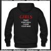 Girls Trust Your Soul Clear Your Mind Hoodie Back