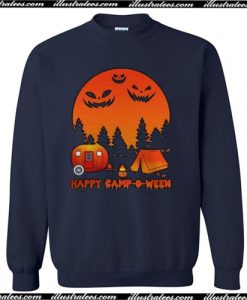 Happy Camp O Ween Camping Halloween Sweatshirt