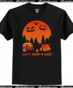 Happy Camp O Ween Camping Halloween T-Shirt