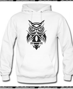 Owl Tribal Tattoo Hoodie