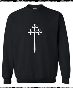 cross logo sweatshirt