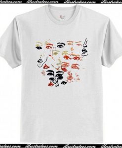 Faces contemporary T-Shirt