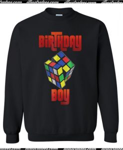 Rubik Cube Birthday Boy Sweatshirt