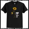 Snoopy and Woodstock you are my sunshine sunflower t-shirt