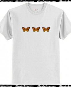 Triple Butterfly T shirt