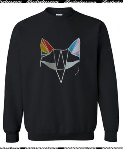 wolf head art Sweatshirt