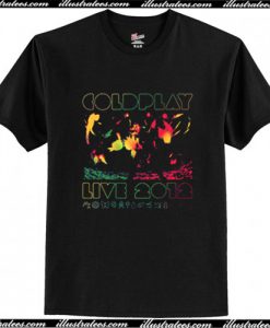 2012 Australian Tour Coldplay T Shirt