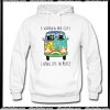 A Woman and Her Cat Living Life in Peace Hoodie