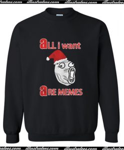 All i Want Are Memes Sweatshirt