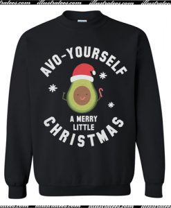 Avo Yourself A Merry Christmas Men's Avocado Sweatshirt