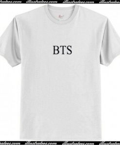 BTS Font T Shirt