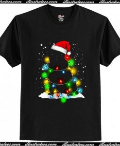 Bulldog Led Christmas Lights T Shirt