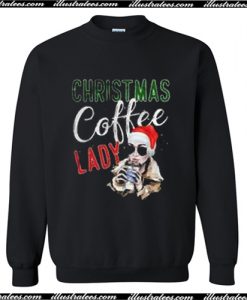 Christmas Coffee Lady Sweatshirt