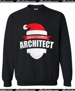 Christmas Santafave architect Sweatshirt