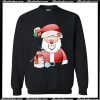 Father Christmas With Snowman Sweatshirt