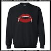 Halloween Red Lips Vampire Kiss Sweatshirt