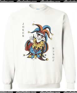 Joker playing card halloween costume wild card Sweatshirt